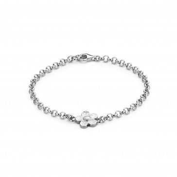 Bliss Flower bracelet argent 12mm