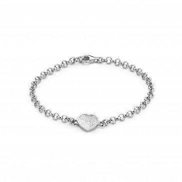 Bliss Heart bracelet argent 9mm