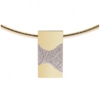 pendant, anhänger, hanger, fingerprint, fingerabdrück, vingerafdruk, wave, gold, goud, white, yellow,
